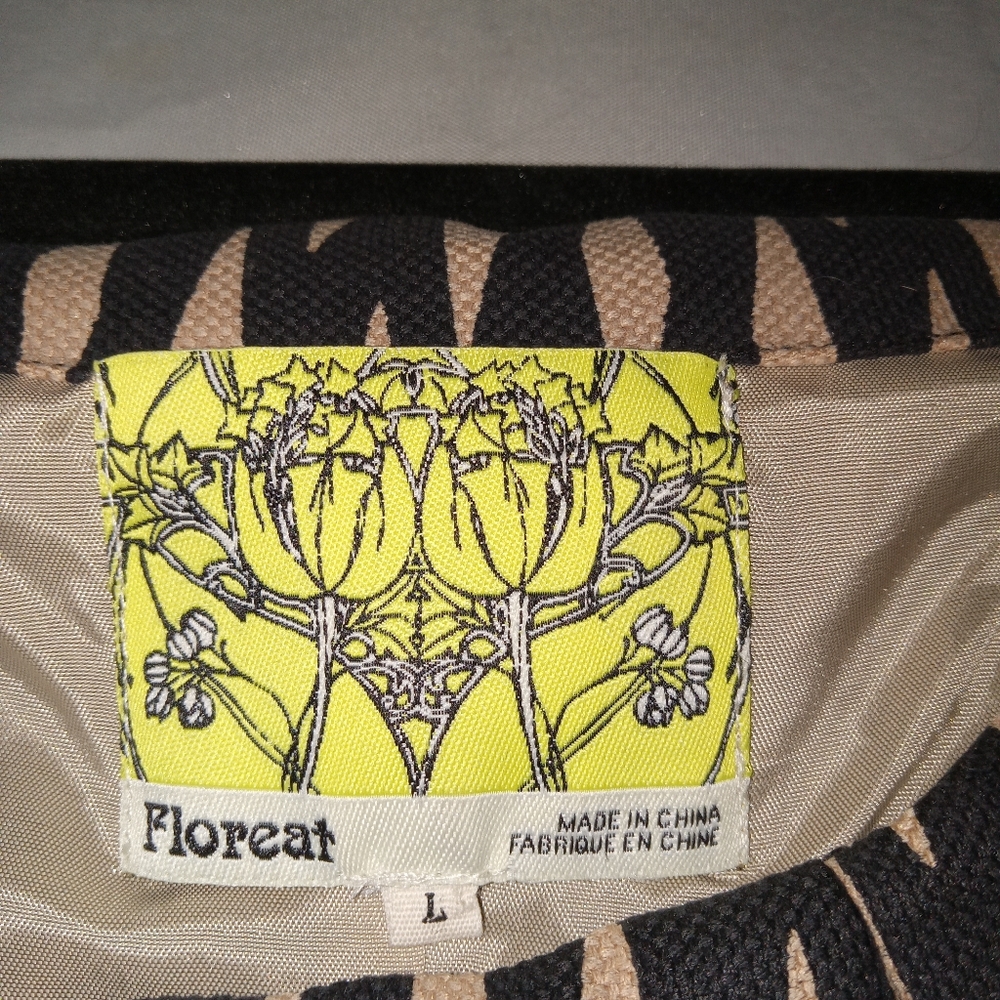 Anthropologie Floreat Textured Silk Lined Dress Large - Picture 3 of 10